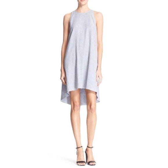 Theory 'Adlerdale' sleeveless linen blend dress - Picture 3 of 9